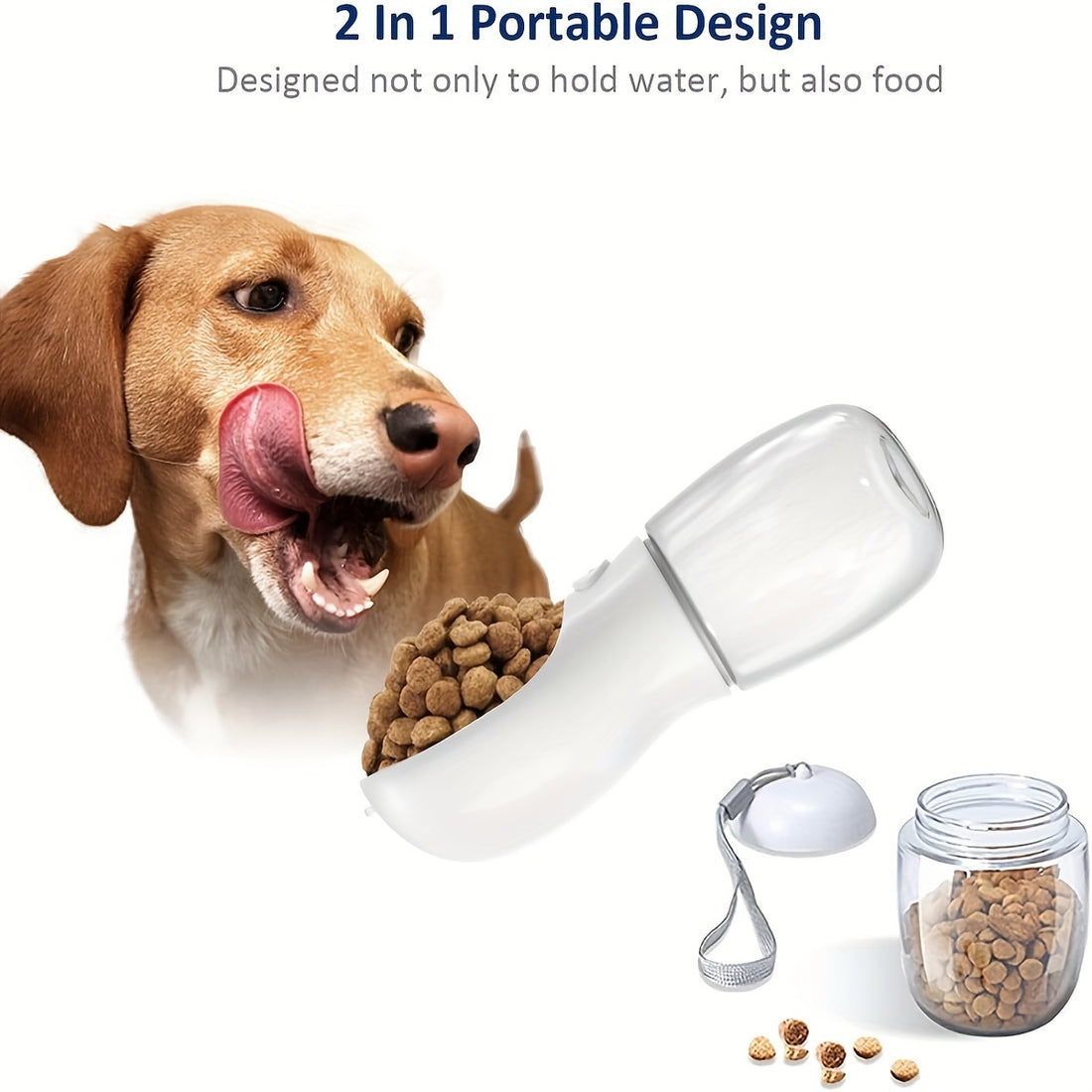 2 In 1 Dog Water Bottle