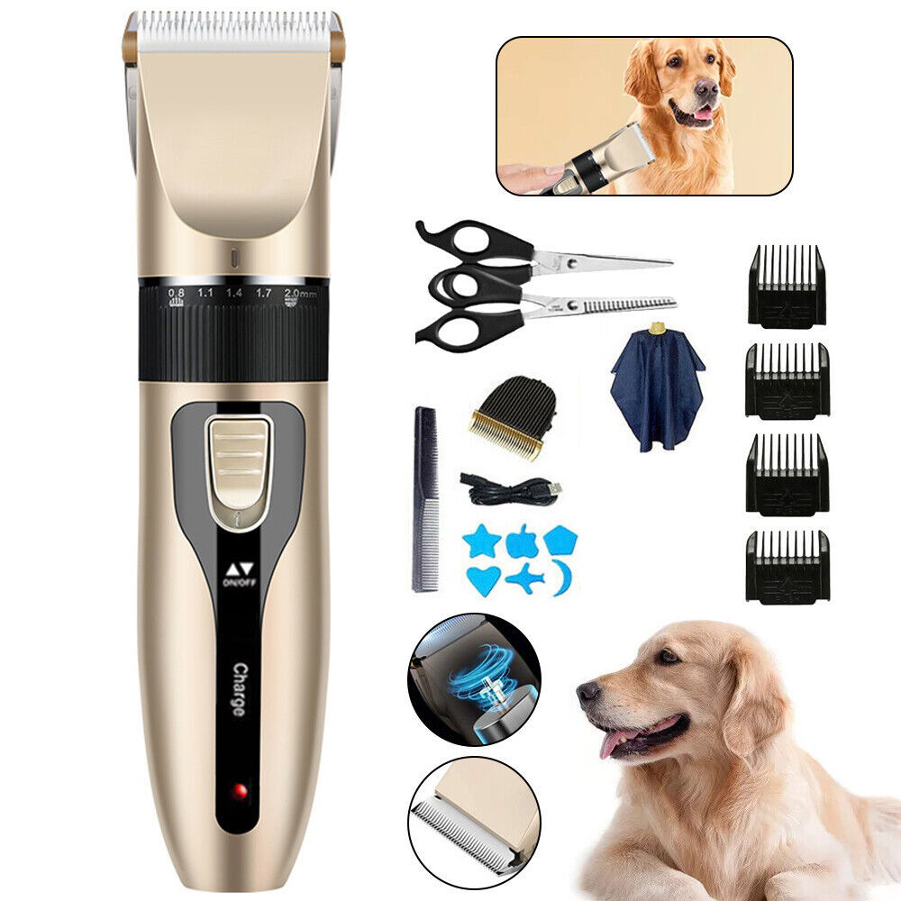 10pcs Pet Hair Electric Clippers Trimmer