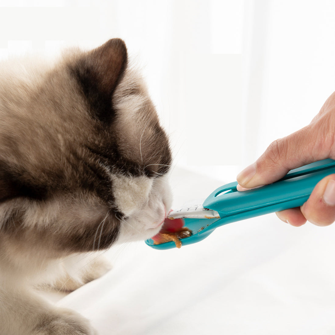 Spoon Feeder Squeezes Snack